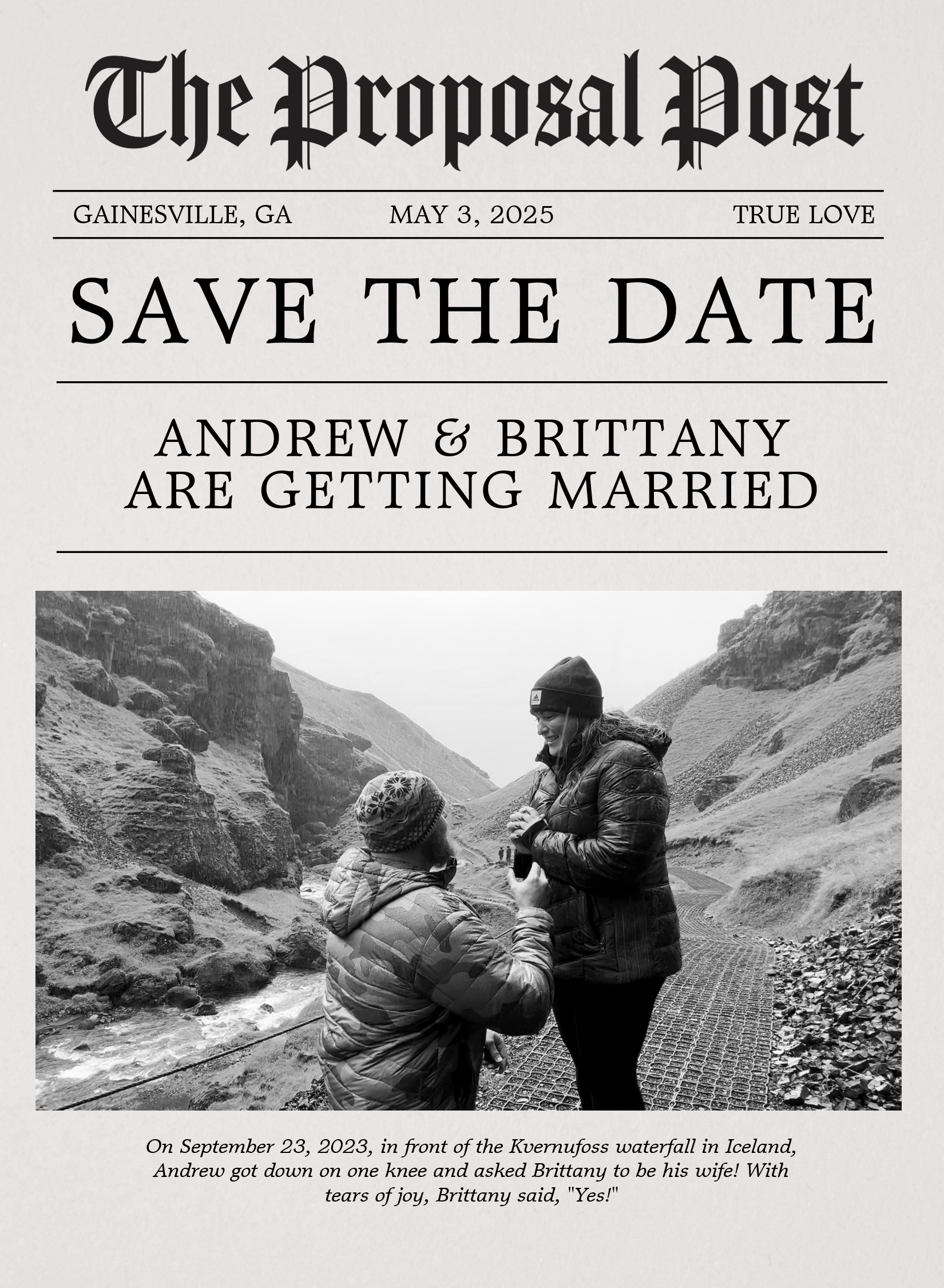 The Wedding Website of Brittany Partridge and Andrew Peardon