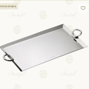 CHRISTOFLE - Vertigo Silver-Plated Mail Tray 10 x 5.5 in