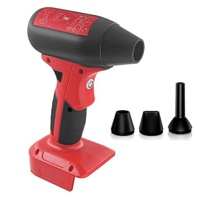 Mini Jet Dry Blower Turbo Fan for Milwaukee 18V for M18 Battery, 130000RPM Adjustable Wind Speed Cordless Portable Handheld Blowers for Car, Leaf Blower, Cleaning, Camping (Battery not Included)