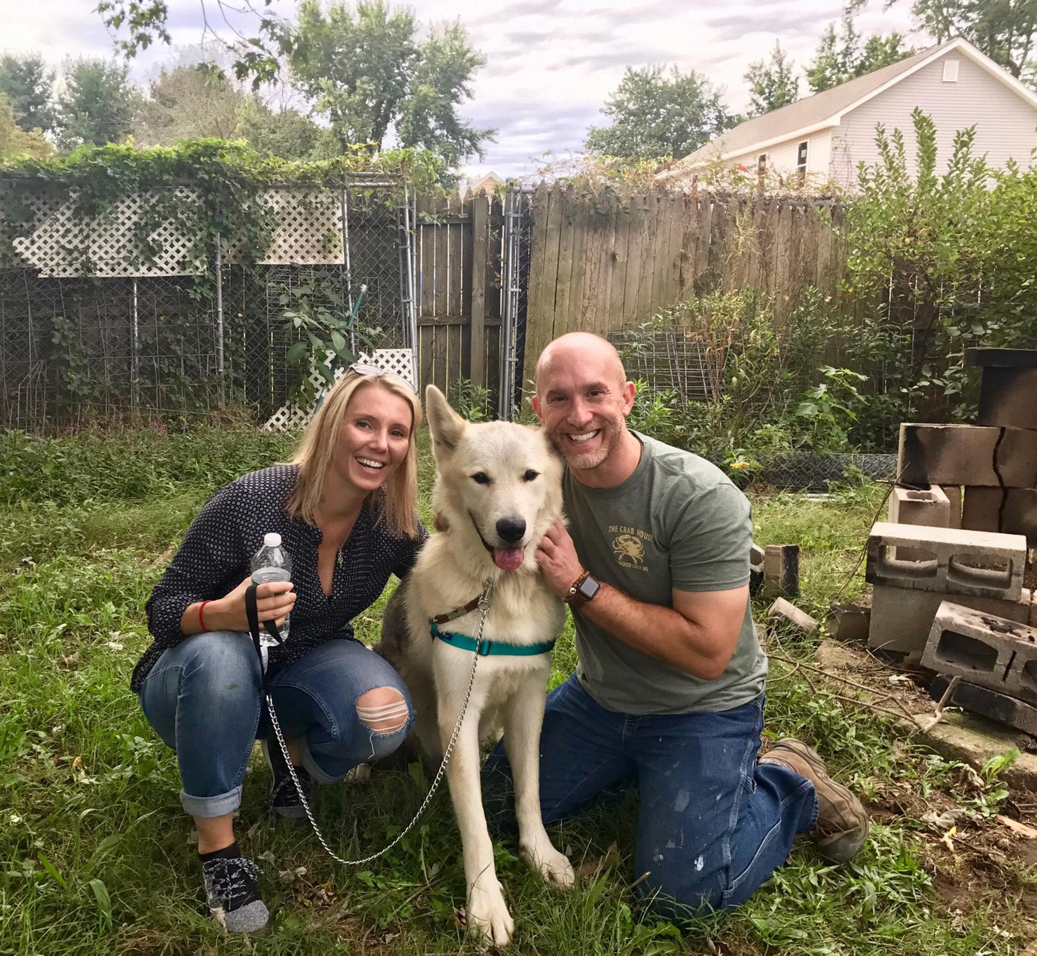Big Mac's adoption day! September 2018. He looks like a normal-sized dog until you meet him in person.