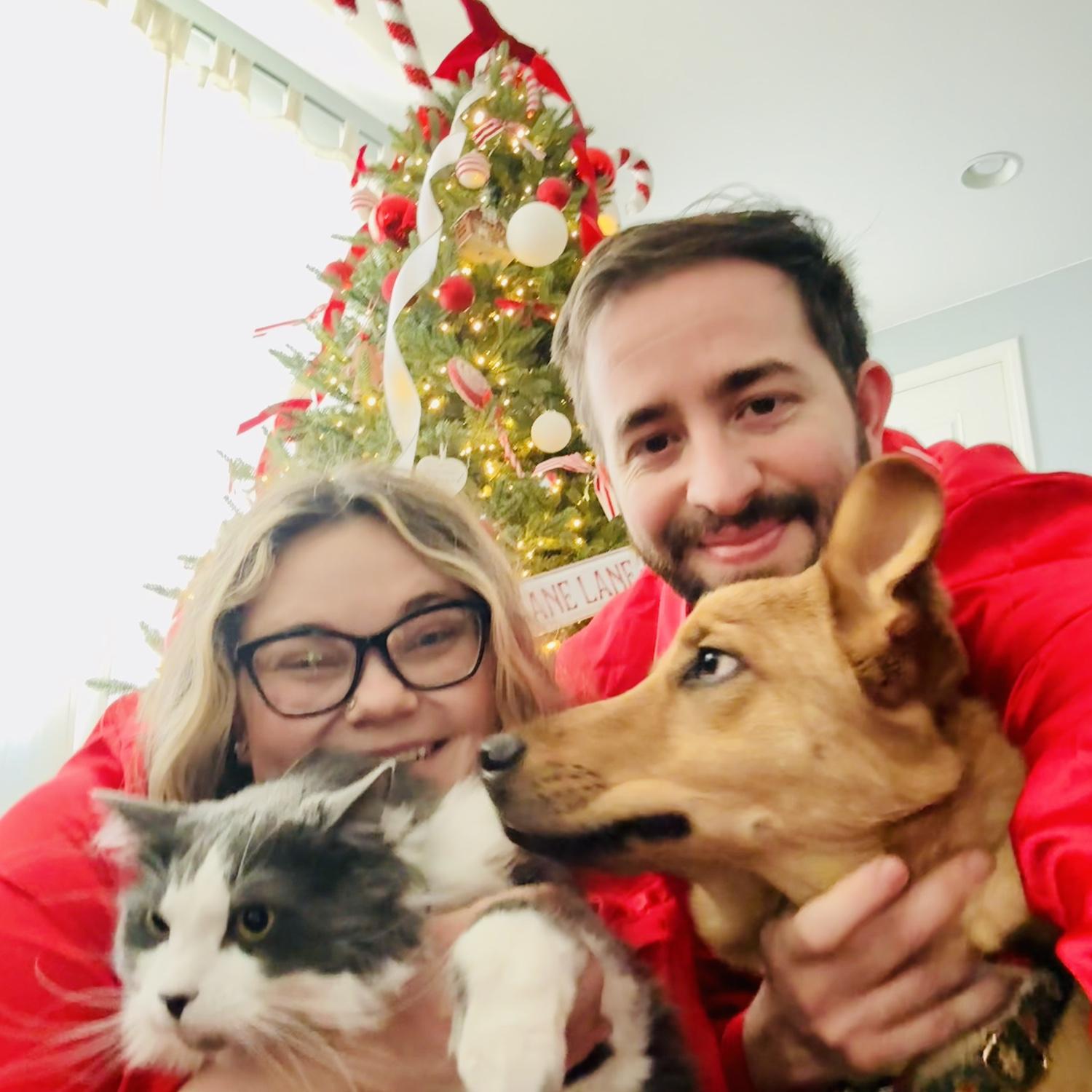 First Christmas engaged and as a family of 4 🐾