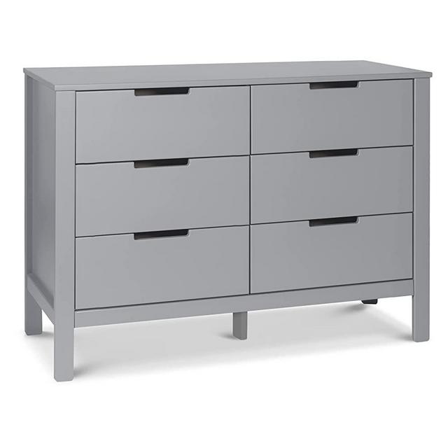 Carter's by DaVinci Colby 6-Drawer Double Dresser, Gray