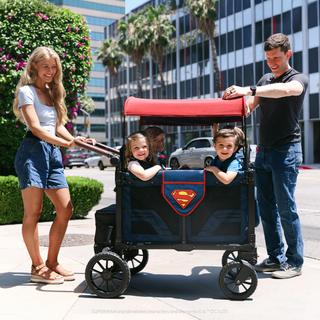 W Superman Luxe Pro 4-Seater Stroller Wagon