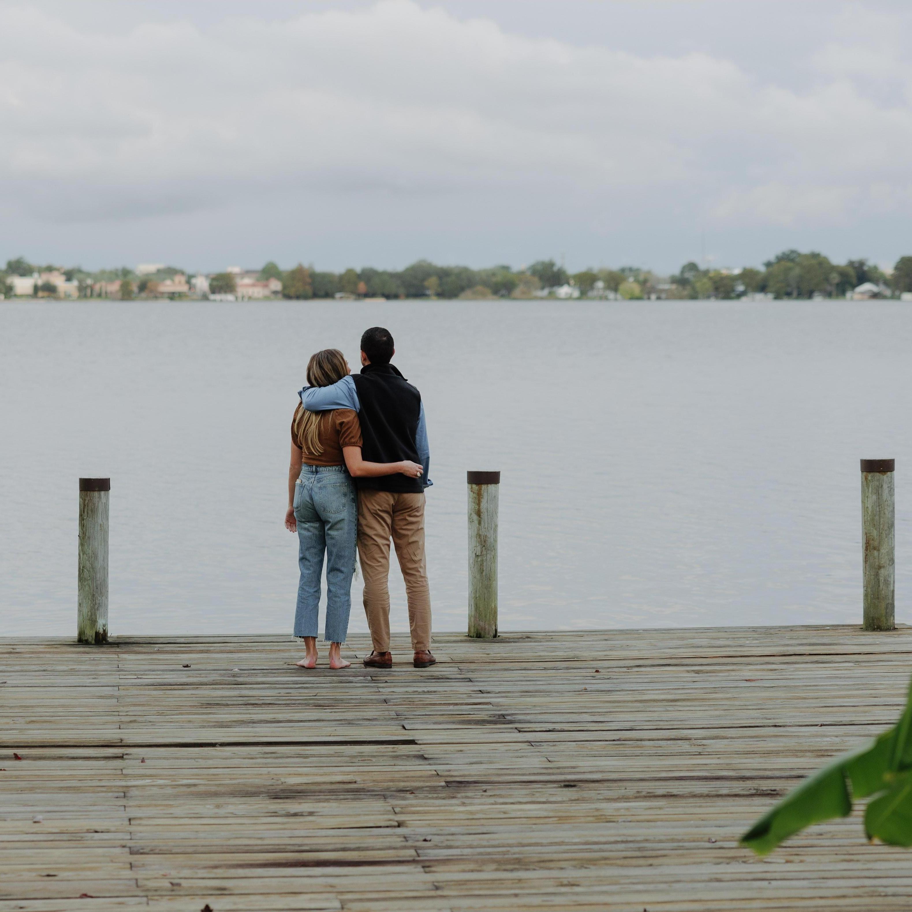 Moments before we got engaged.