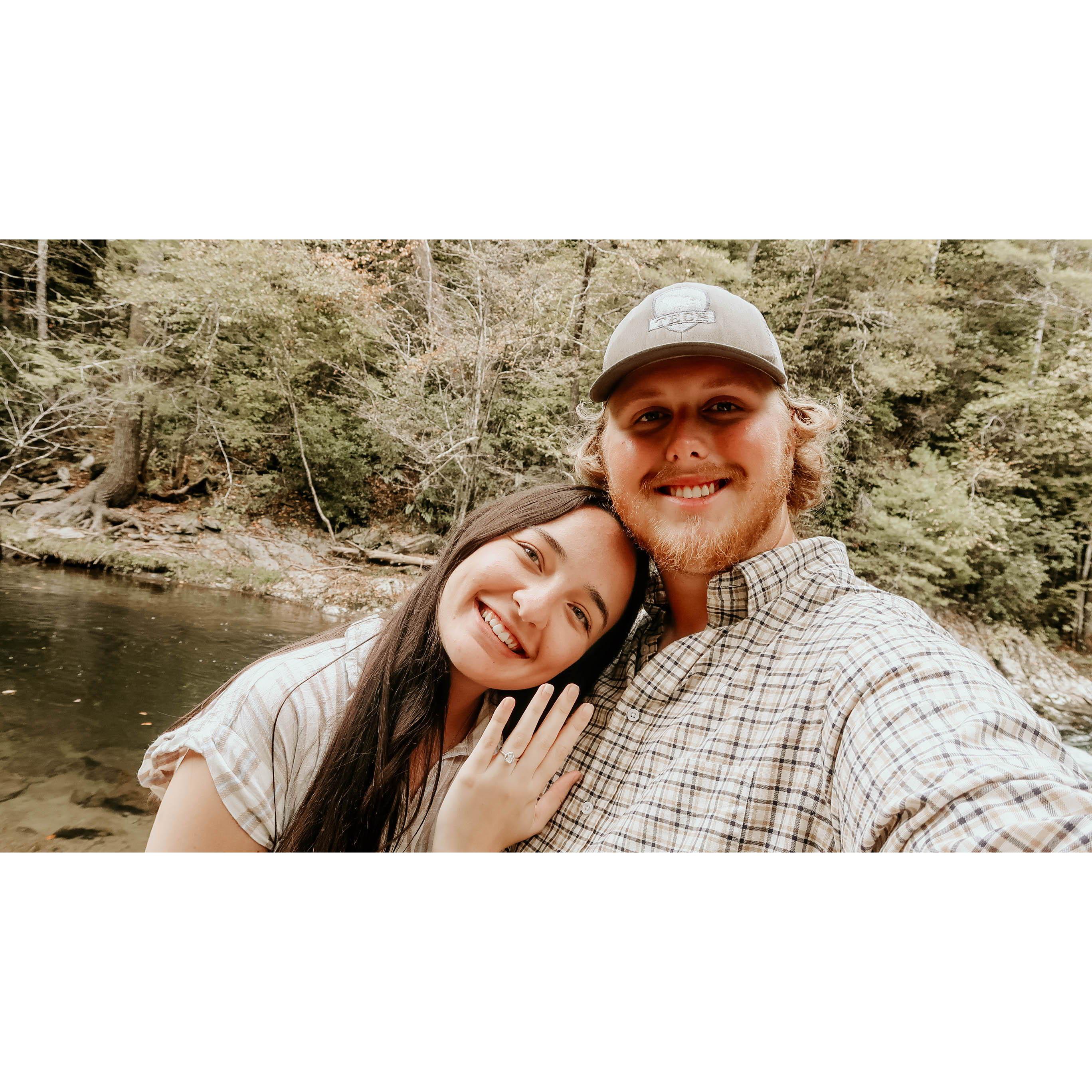 Engagement Picture at the Smokies 2021