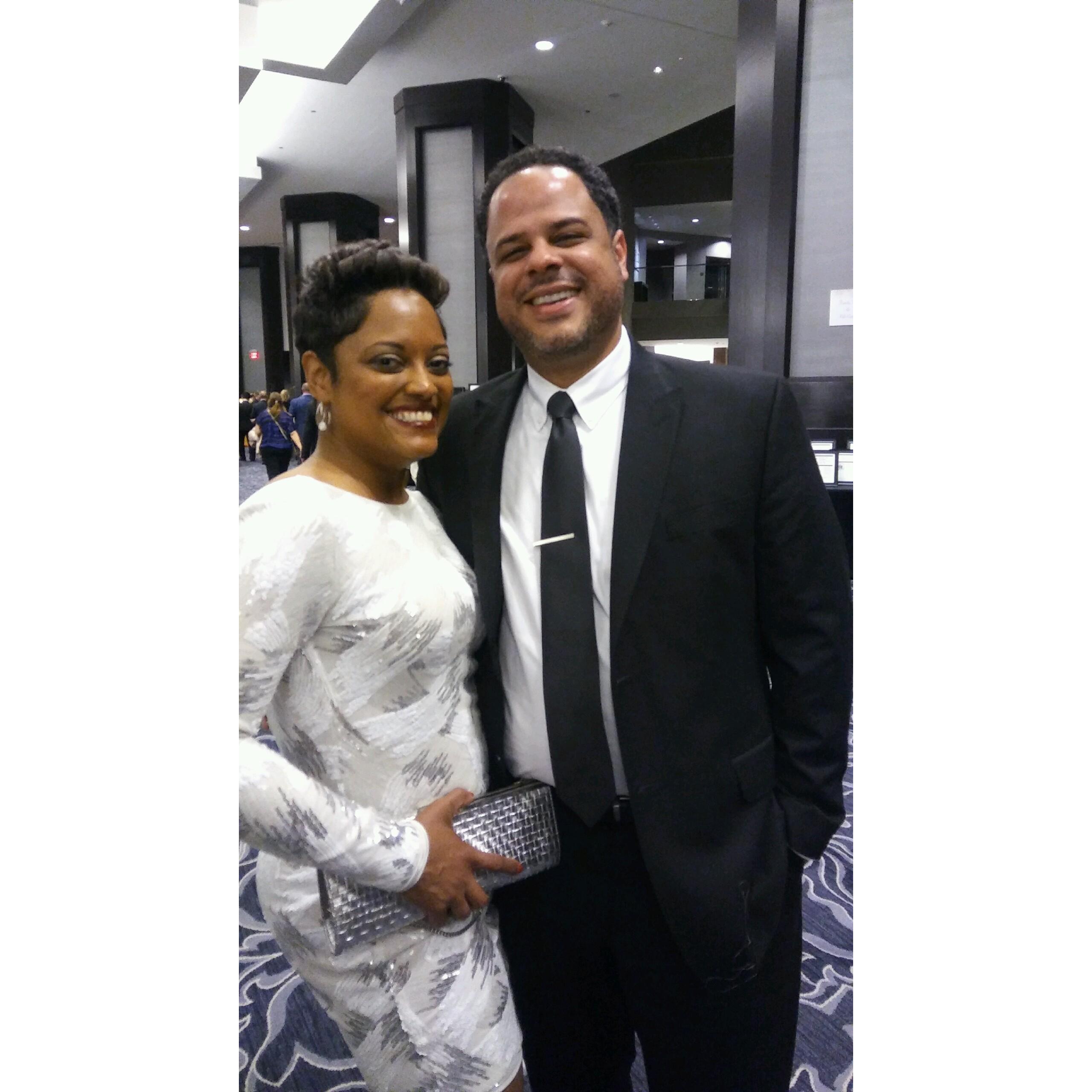This is Kiana and Grant at a benefit gala on her birthday, two days after he proposed. Best birthday ever!!