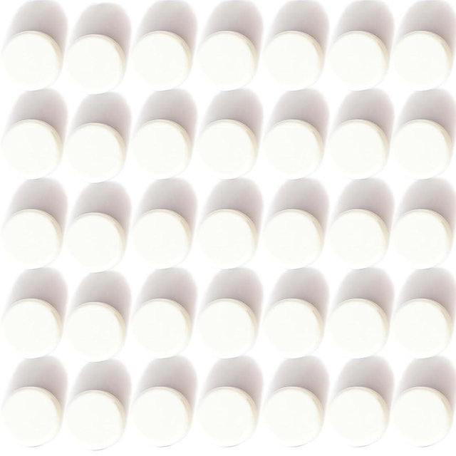 ZDZBLX Fridge Magnets, 40 Pack Strong Refrigerator Magnets, Small Round Whiteboard Magnets, Heavy Duty Cute Mini Magnet for Fridge, Locker, Classroom, School, Office, Crafts & DIY, White Circle Magnet