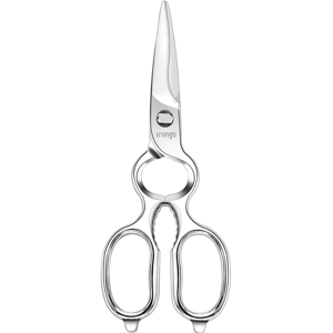 LIVINGO Kitchen Forged Shears Heavy Duty Come Apart Ultra Sharp Multi-function Stainless Steel Scissors Bottle Opener, Nut Cracker 8.5 inch