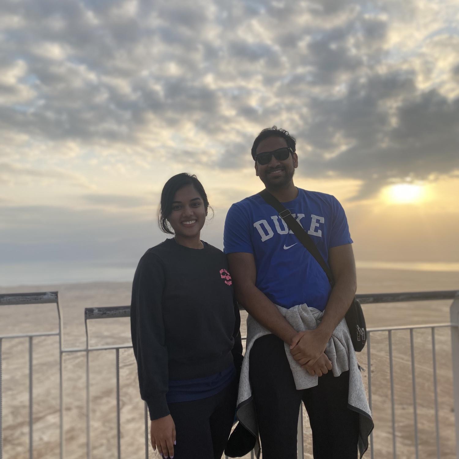 Sunset at Masada