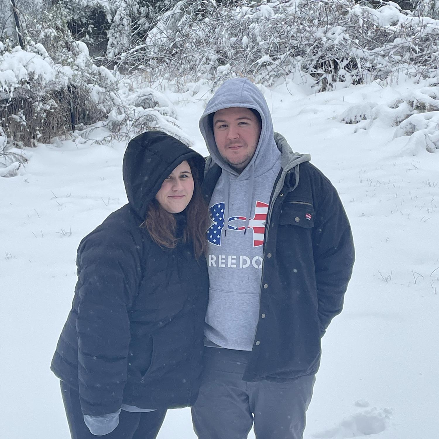 First snow day together
