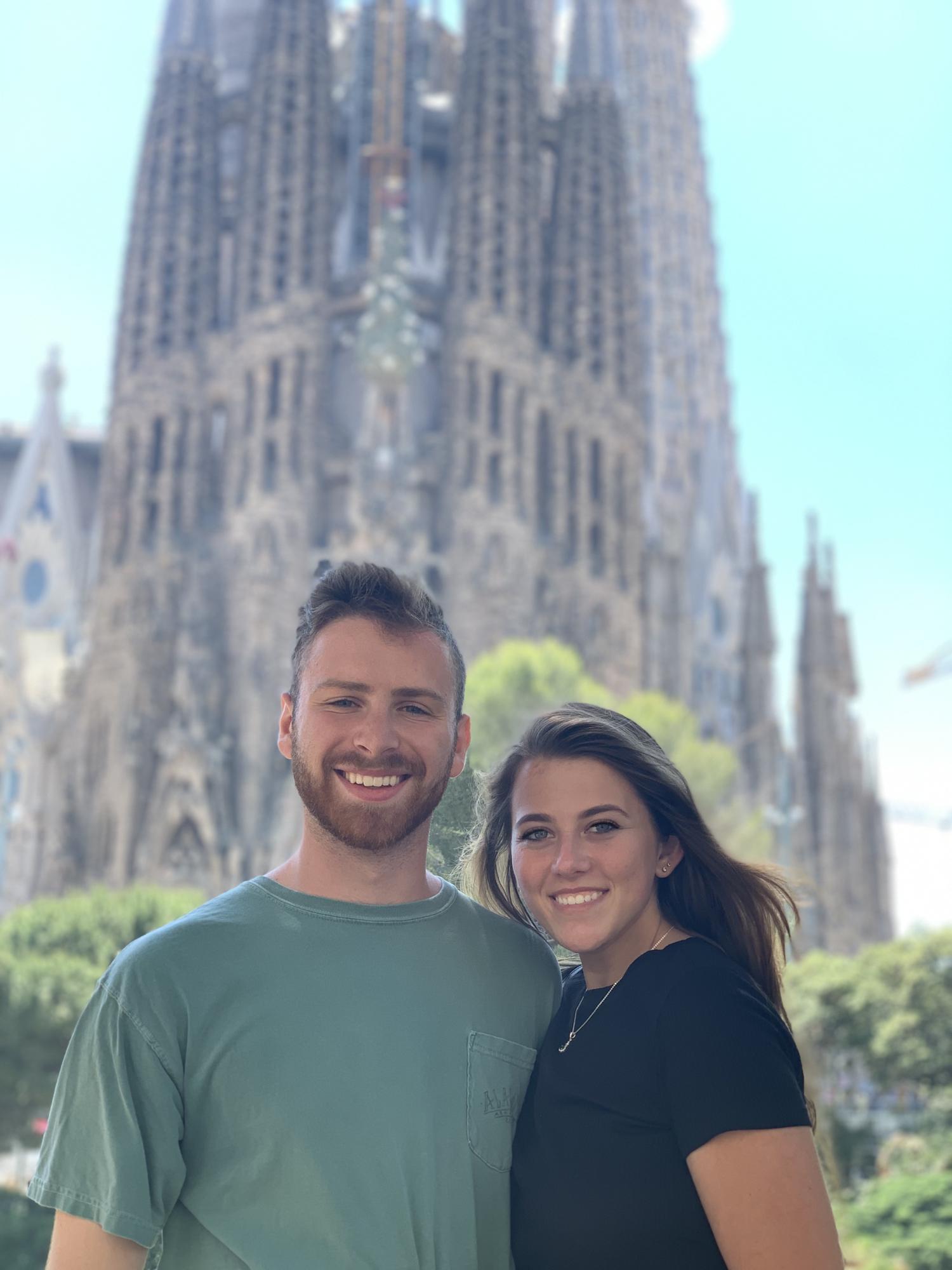 May 22, 2019: Visiting La Sagrada Familia while in Barcelona.