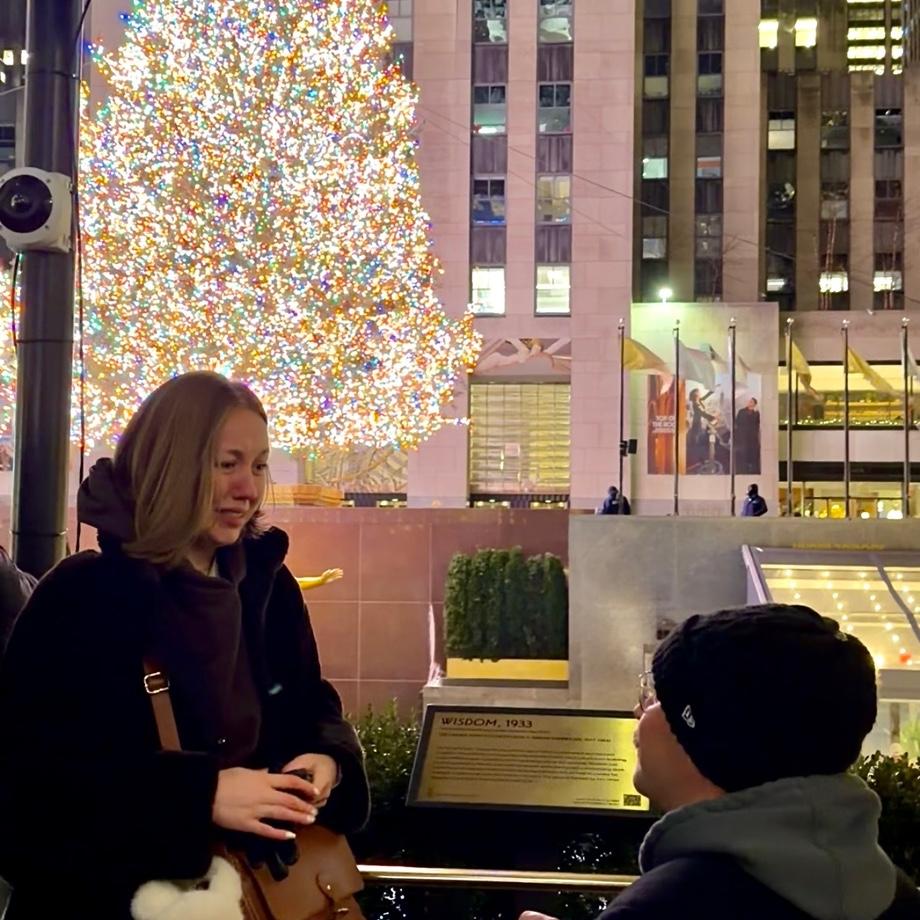 When Will proposed to Maria. Maria had no idea and was completely shocked. Wills heart was beating out of his chest. Overall, the two were filled with immense joy.