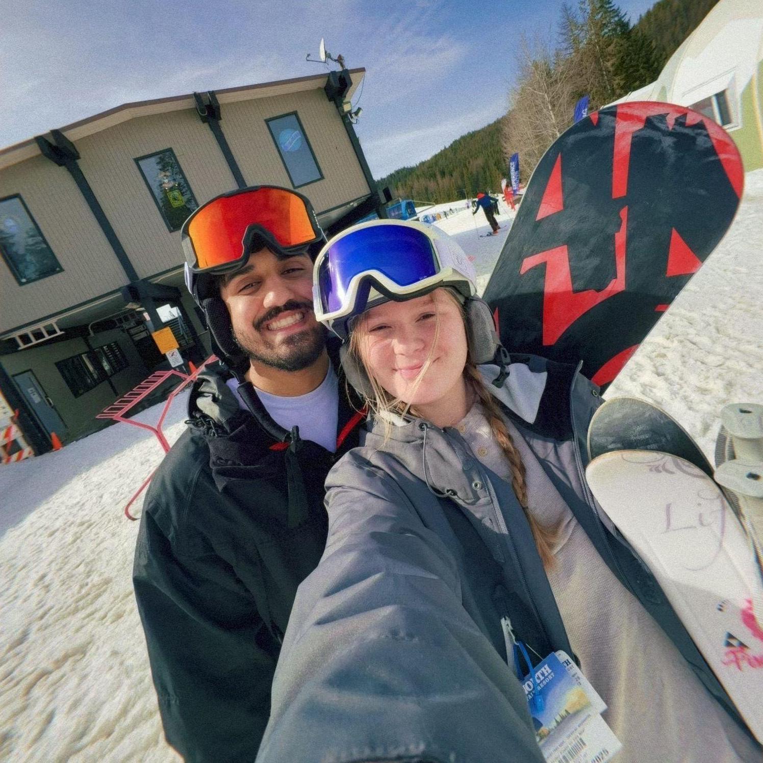 Someone here is teaching the other.