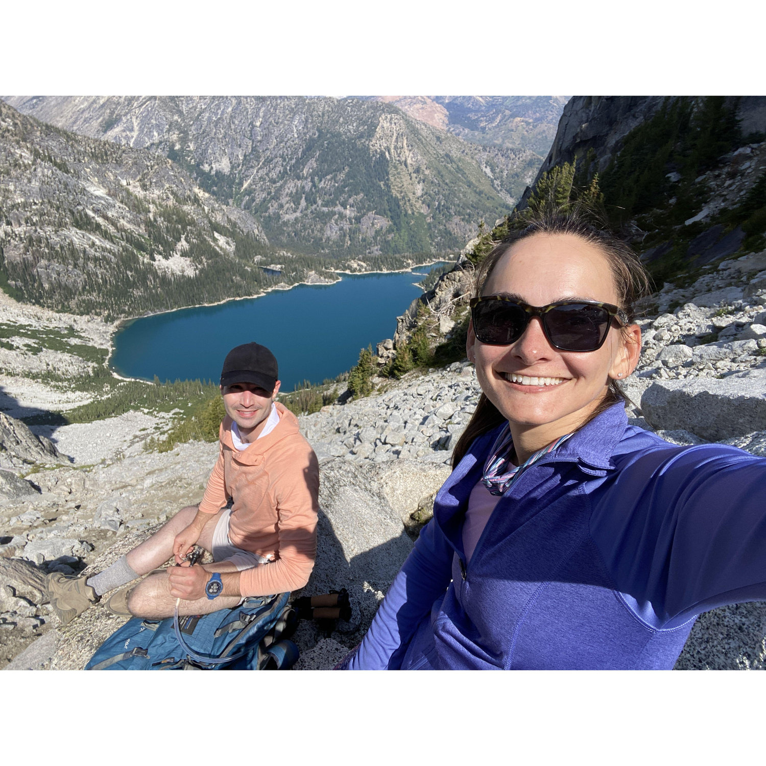 The top of Aasgard pass. A 4000ft elevation gain in one mile! Talk about getting our butts kicked!