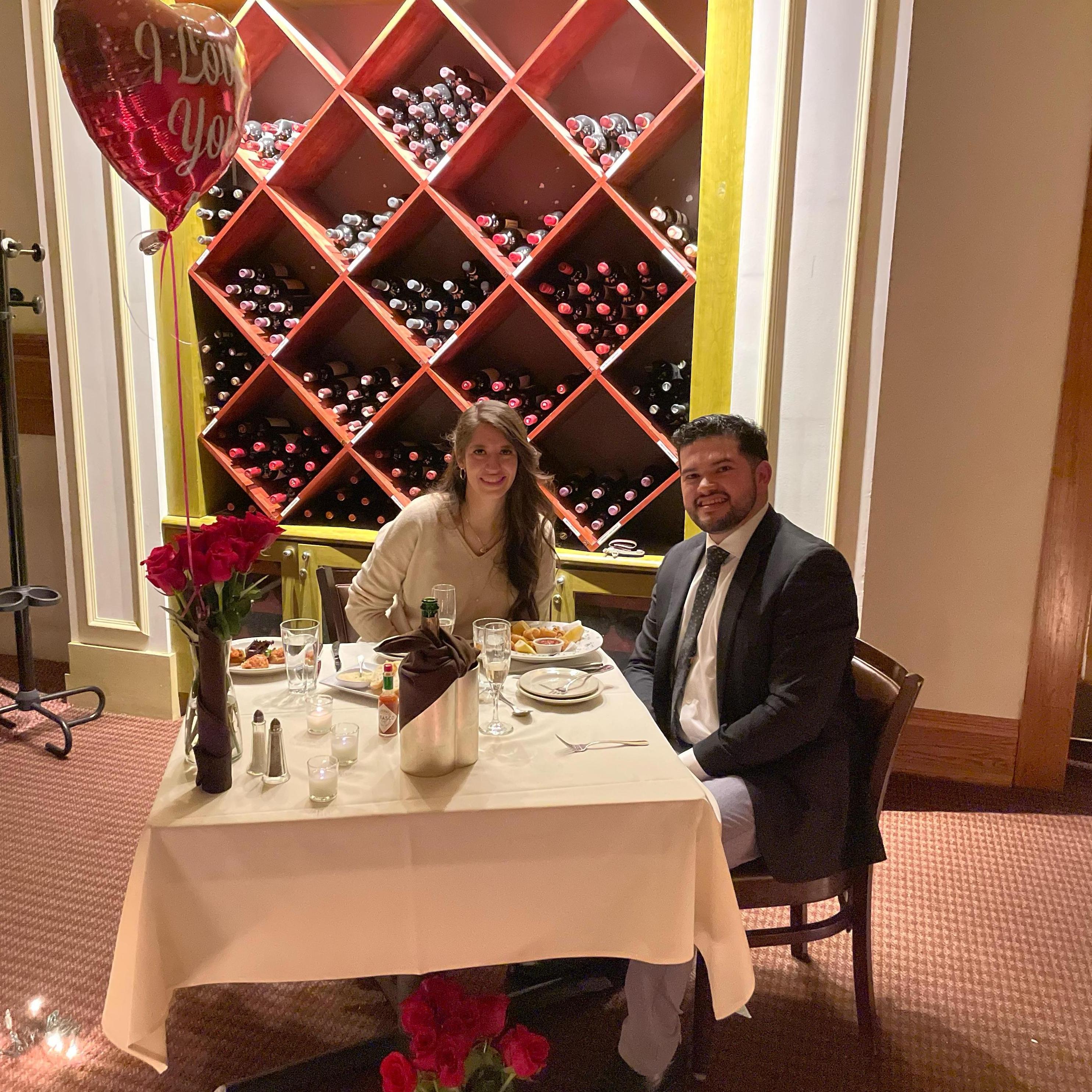 Proposal night...before I knew!