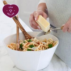 VIETRI Lastra Stacking Serving Bowl