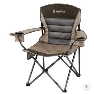 Magellan Outdoors Oversized Ultra Comfort Padded Mesh Chair Red / Grey