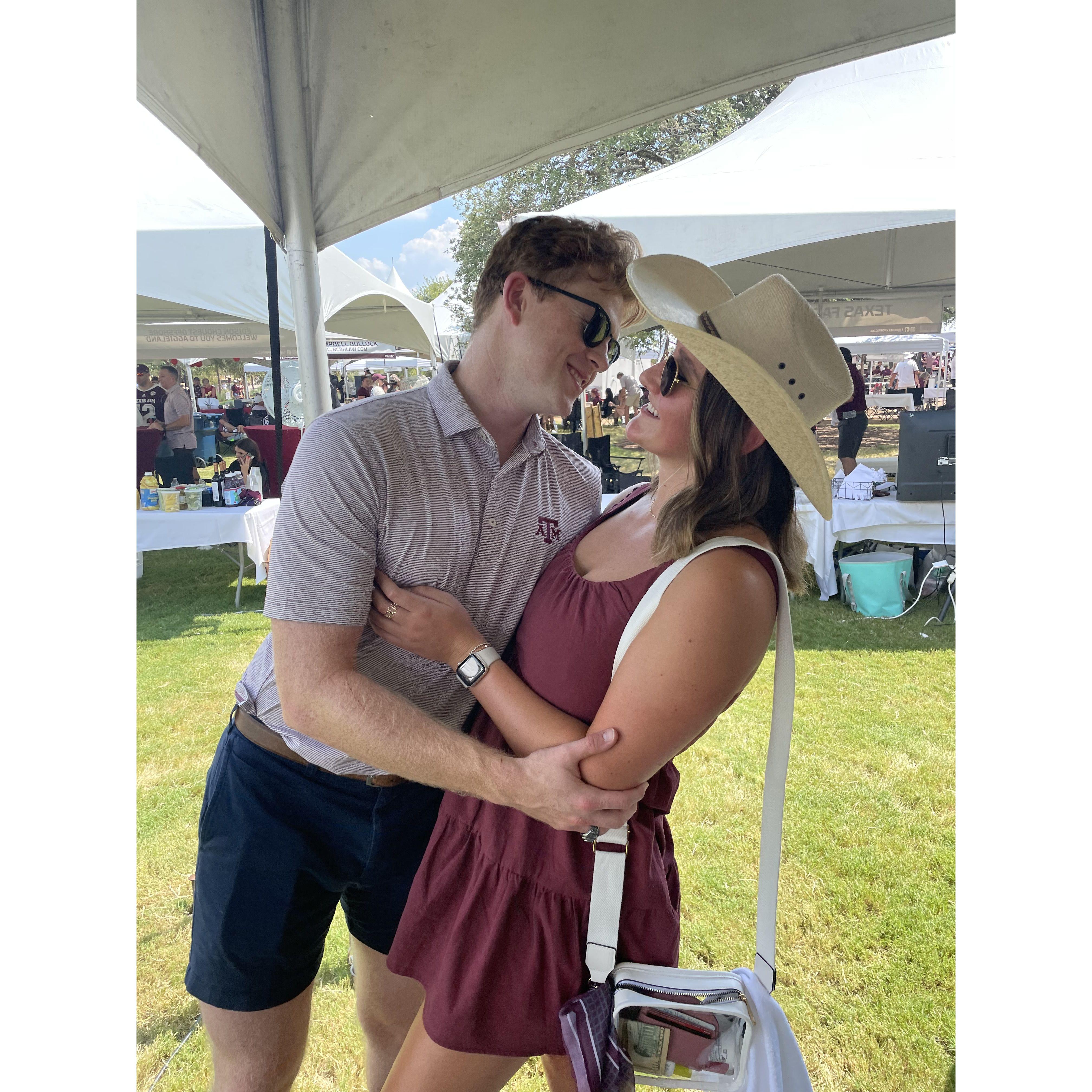 Our first Texas A&M game!