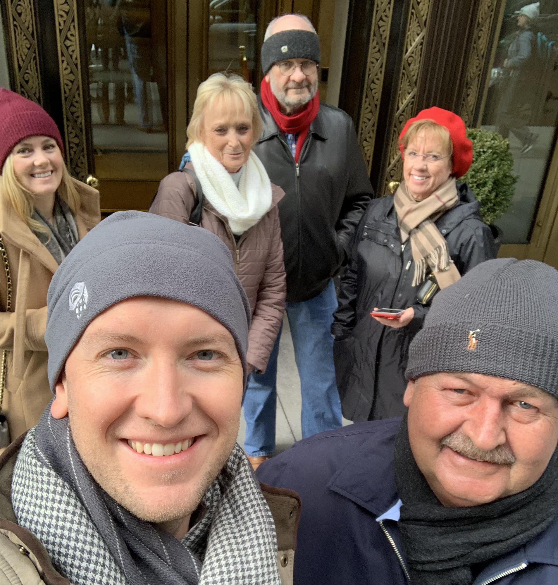 Thanksgiving in New York with Roy (Rich's dad), Bev (stepmom), Lynn (aunt), and Keith (uncle). RIP uncle Keith. We miss you every day - 11/21/18