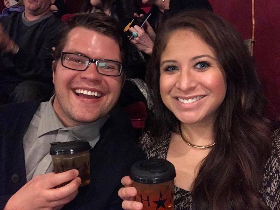 Hamilton in Chicago for Colin's birthday, Spring 2017