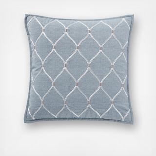 Florence Diamond Embroidered Pillow
