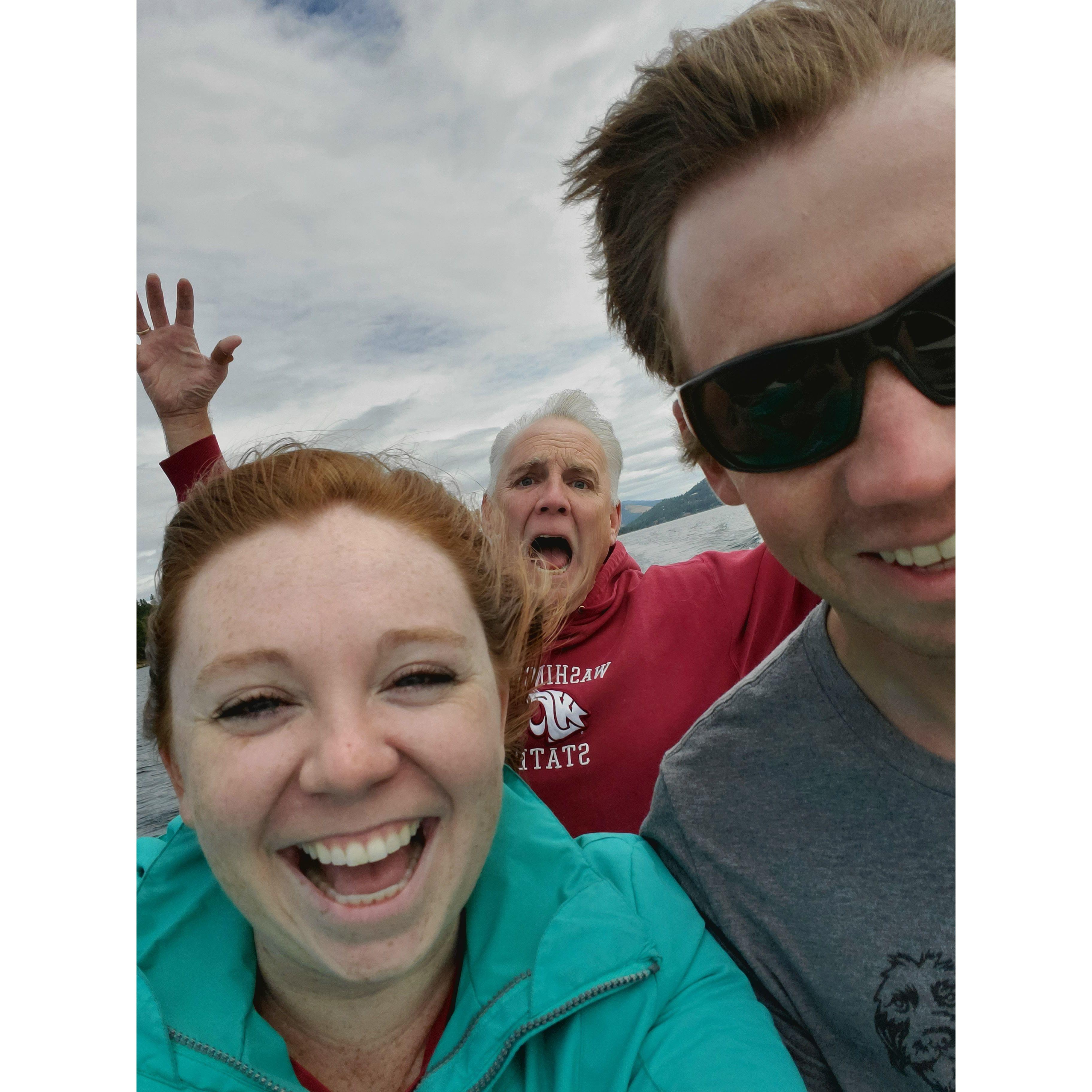 Fishing with Lauren's Dad