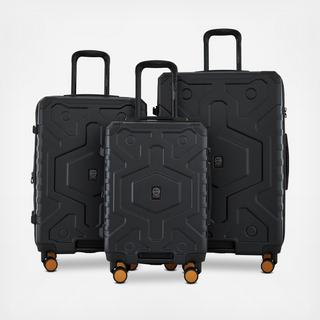 Wrangler 3-Piece Expandable Rolling Hardside Luggage Set
