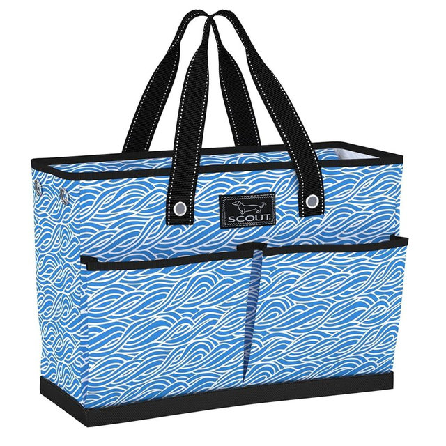 SCOUT BJ Bag - Large, Utility Tote Bag for Women, Nurses, Teachers and Moms with Zipper & 4 Exterior Pockets for Organizing.
