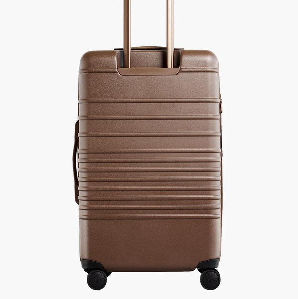BÉIS 'The Medium Check-In Roller' in Maple - Brown 26 inch Medium Rolling Luggage & Checked Suitcase