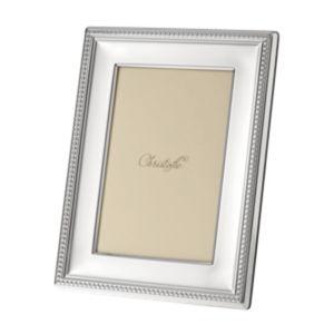 Christofle Perles Silvered Picture Frame - 5 x 7 in5x7