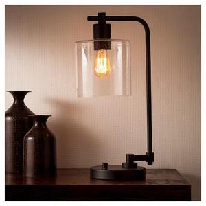 Hudson Industrial Desk Lamp Black Lamp Only - Threshold™