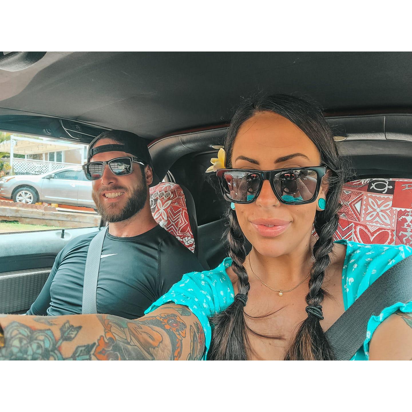 Headed to the beach.