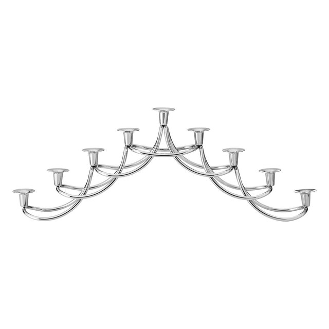 Georg Jensen Harmony Stainless Steel Menorah