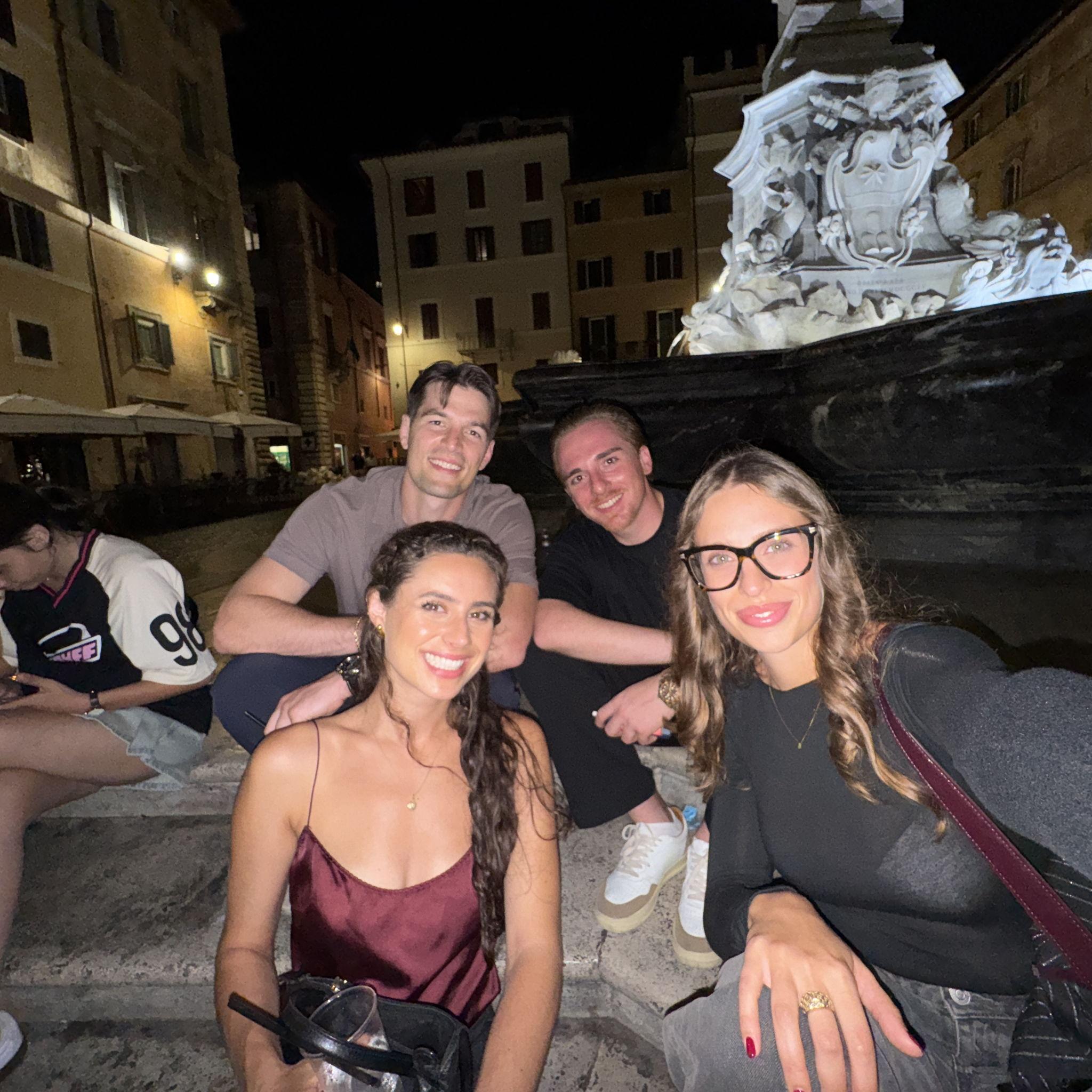 Kaitlyn and Christian head to Italy in September 2025 to tour their venue options. Christian's cousins Luca and Melissa tour them around Rome!