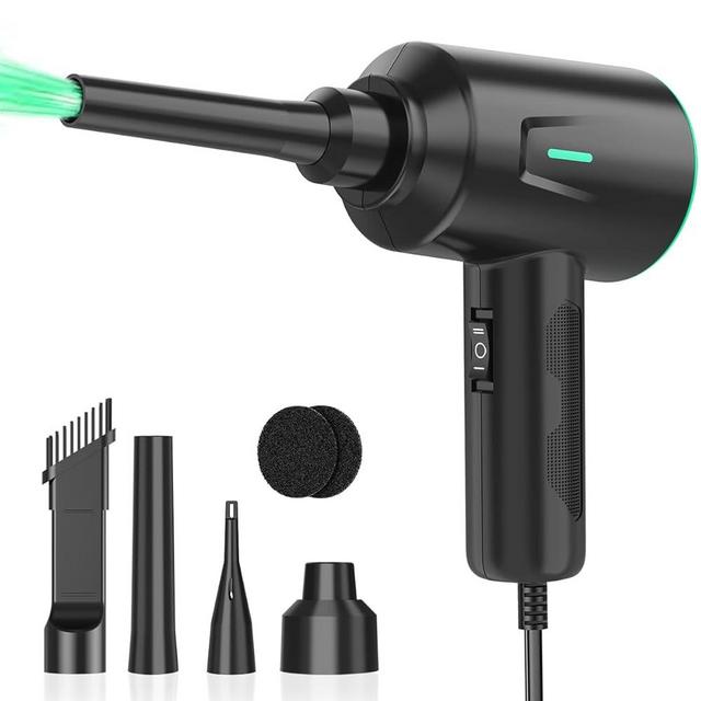 Meudeen Air Duster - Electric Air Blower - 5.74oz High Power Cleaning for Computer - PC - 2 Gear Compressed Air