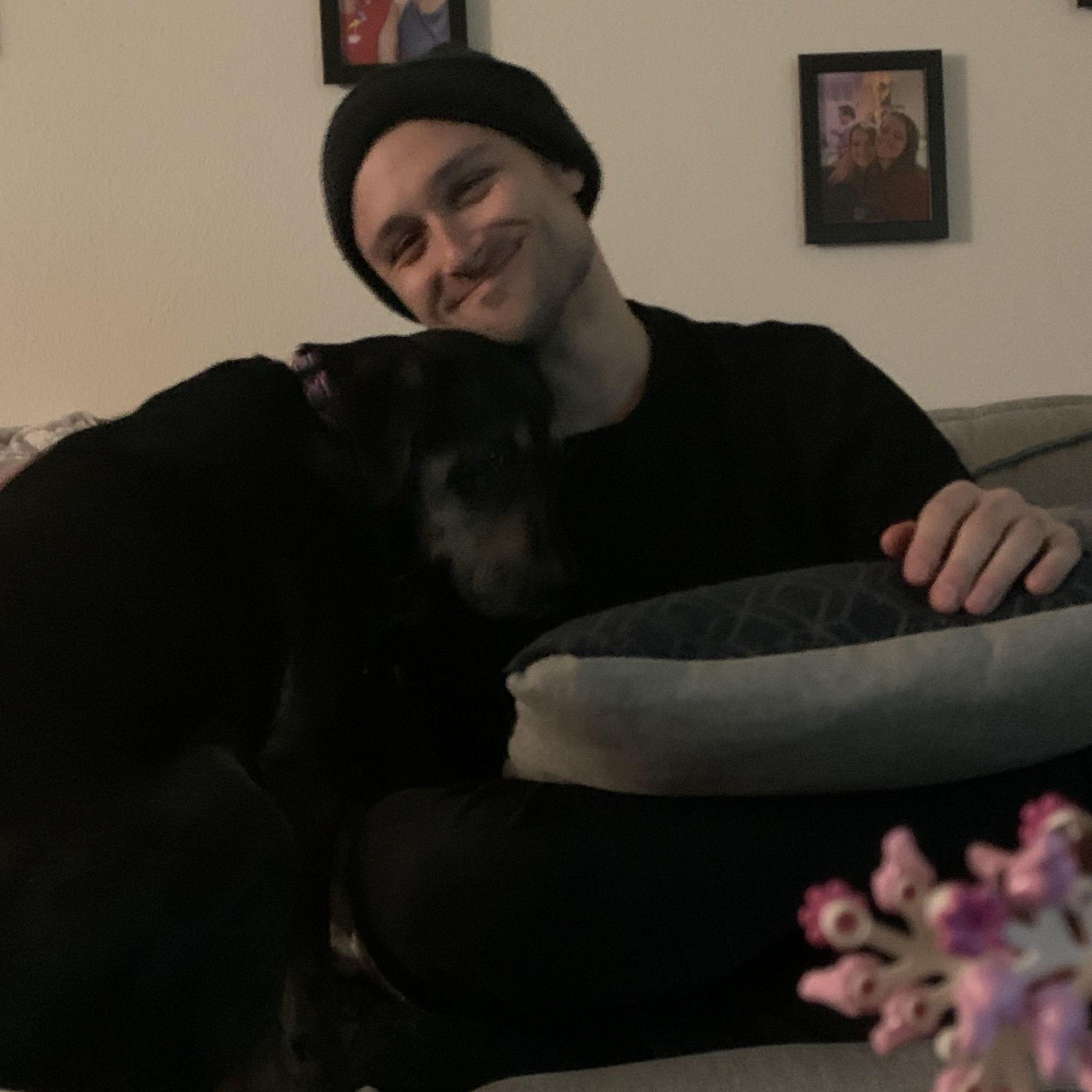 Harper took to Seb very quickly. This is their first picture together!