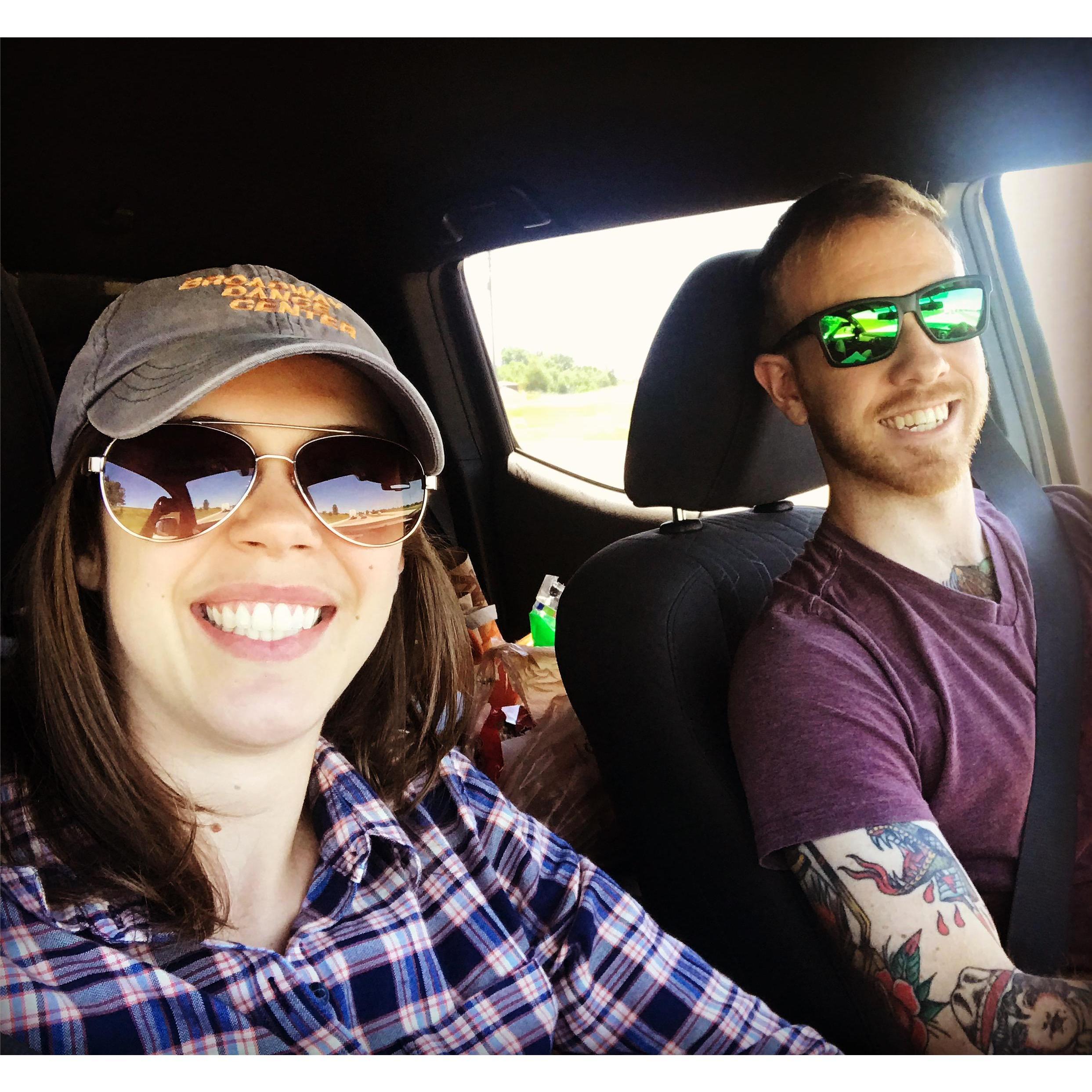 Beginning of our summer road trip