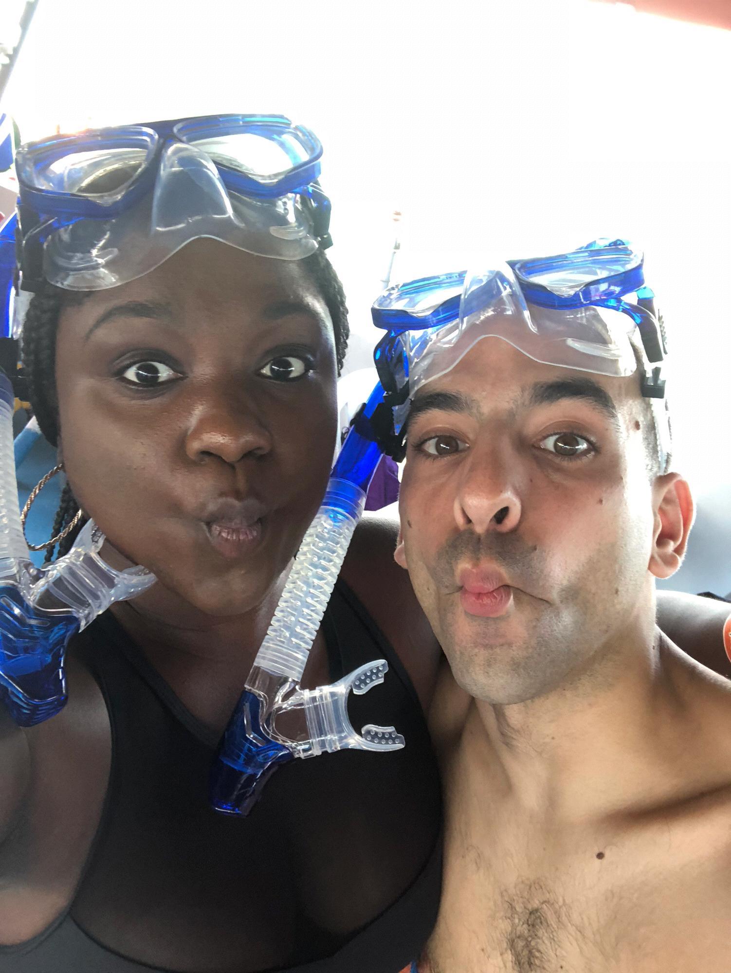We went snorkeling for the first time and it was awesome