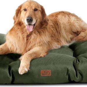 Green BEDSURE Waterproof Oxford Fabric Crate Dog Bed, Large - Chewy.com
