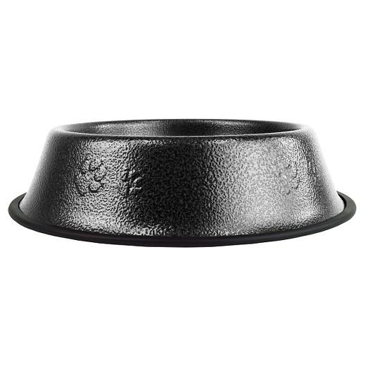 Platinum Pets Silver Vein Embossed Non-Tip Bowl - 3.5 Cup
