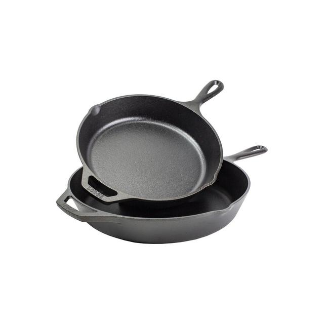 Lodge 2-Piece Cast Iron Skillet Set