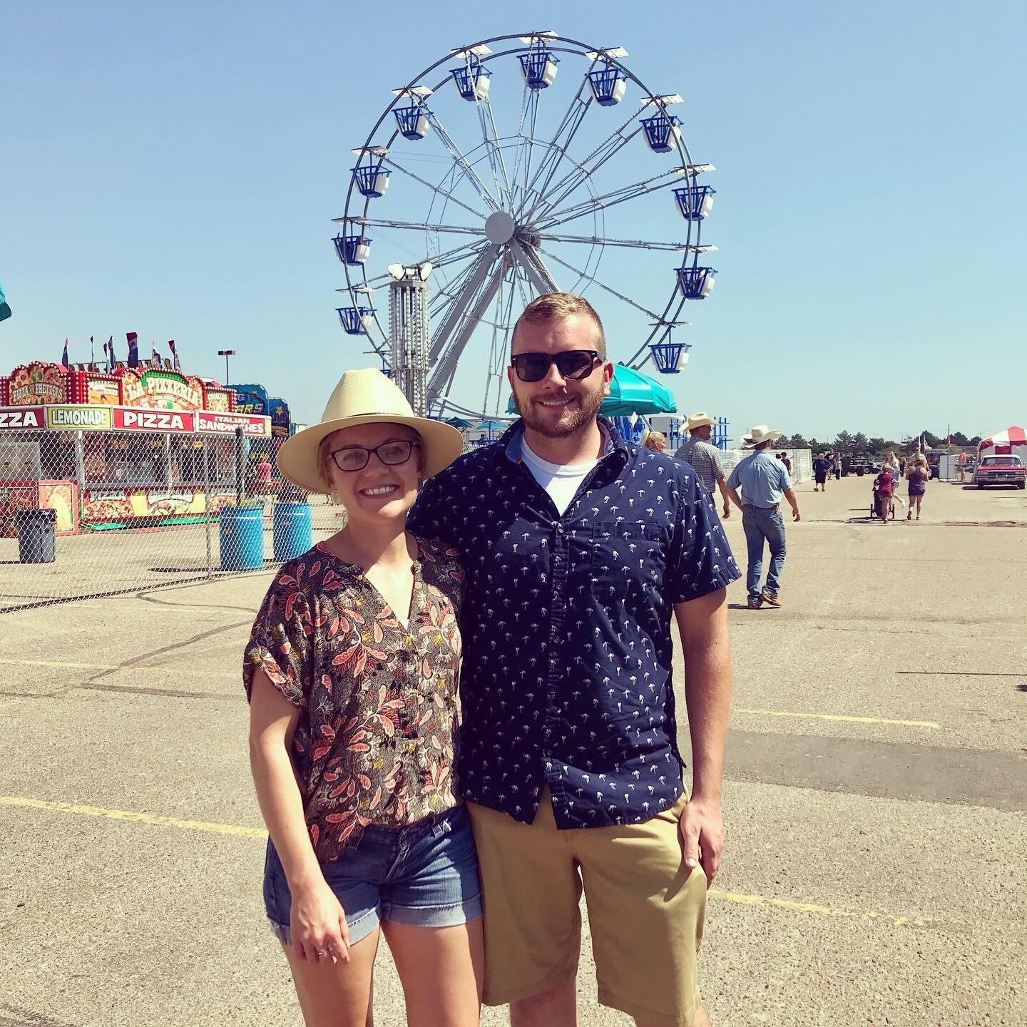 Nebraska State Fair with Bethany's family.