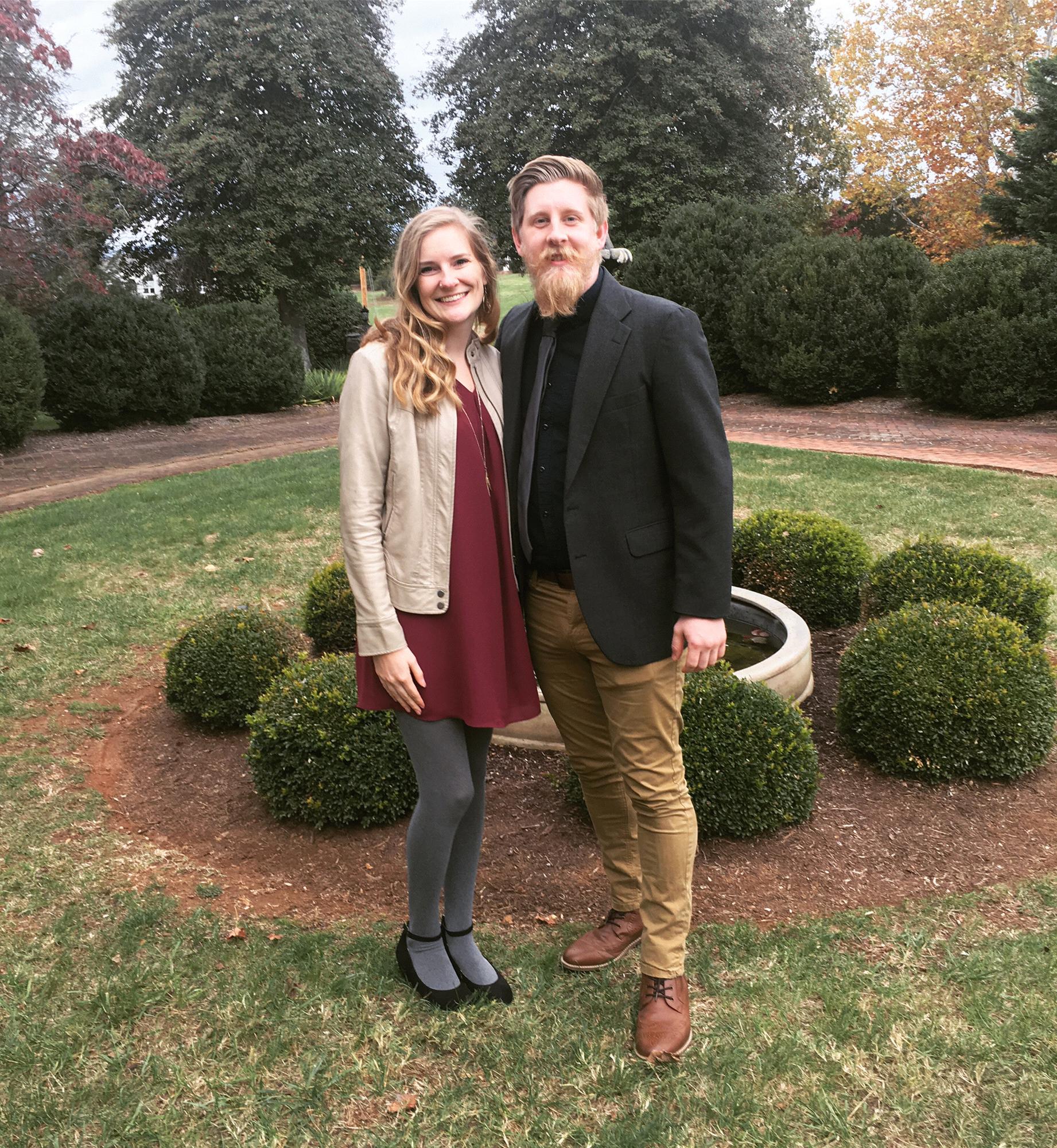 Our first wedding together!