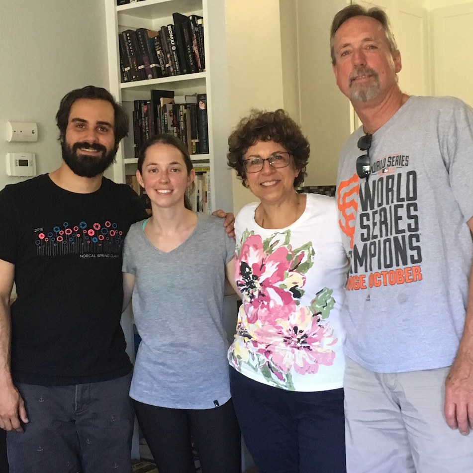 The day we moved into to our first apartment together!