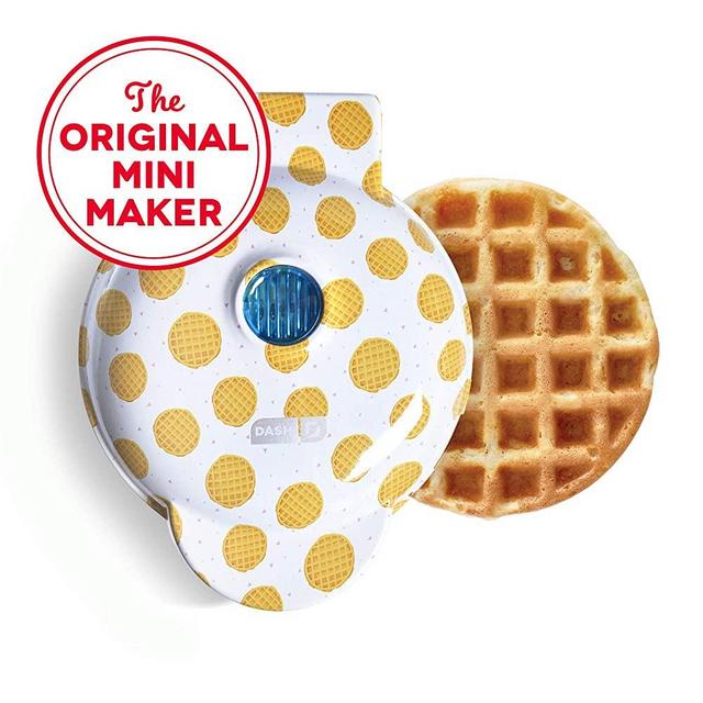 DASH DMW100WP Mini Maker, WHITE WAFFLE