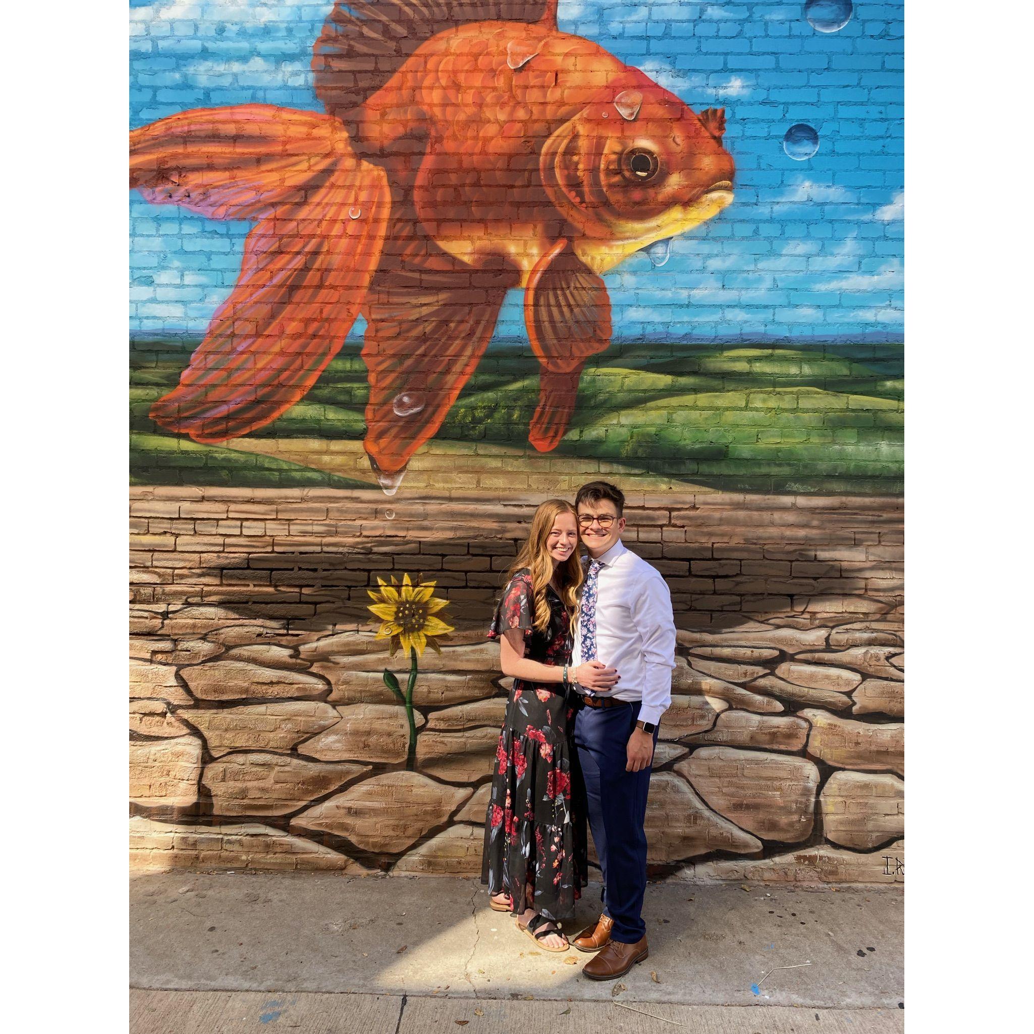 Vince Staples wrote a song titled “Big Fish” & that is absolutely the only reason we took this picture.