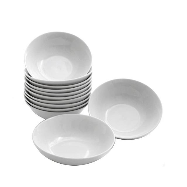 10 Strawberry Street CATERING-12-BOWL-W Catering Bowl Set, White