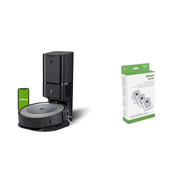 iRobot Roomba i3+ (3550) Robot Vacuum with Automatic Dirt Disposal Disposal - Empties Itself with iRobot Authentic Replacement Parts- Clean Base Automatic Dirt Disposal Bags