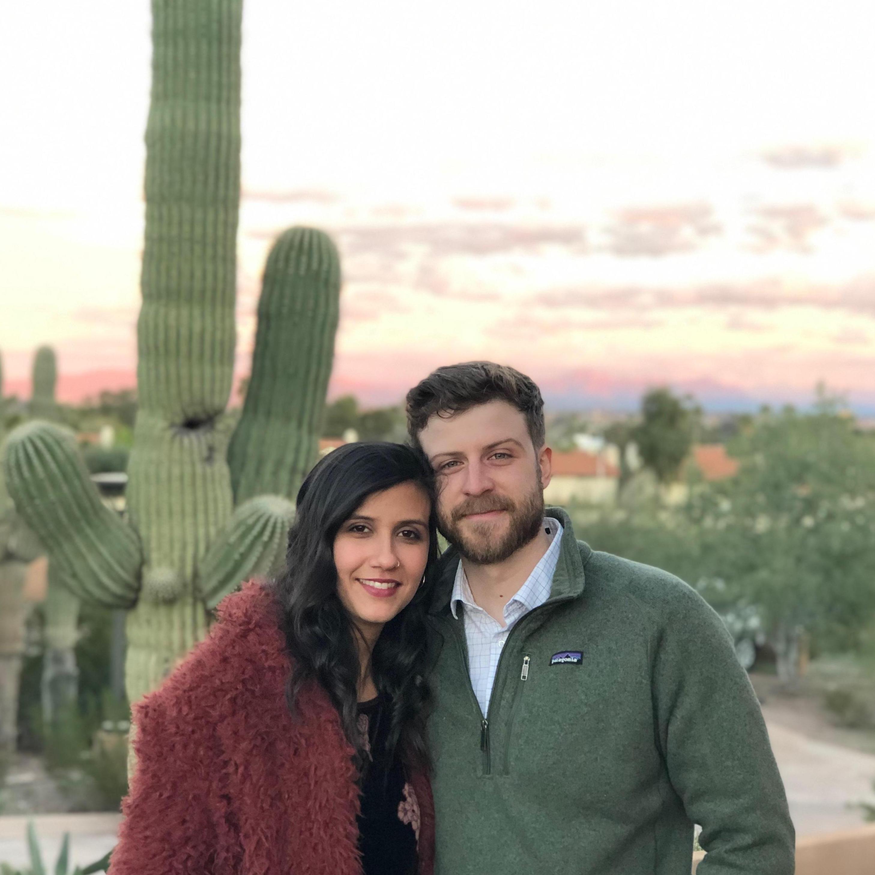 February 2019. Matt and Lily visit Phoenix for a friend's wedding. Little did they know they would be moving to Phoenix by 2021!