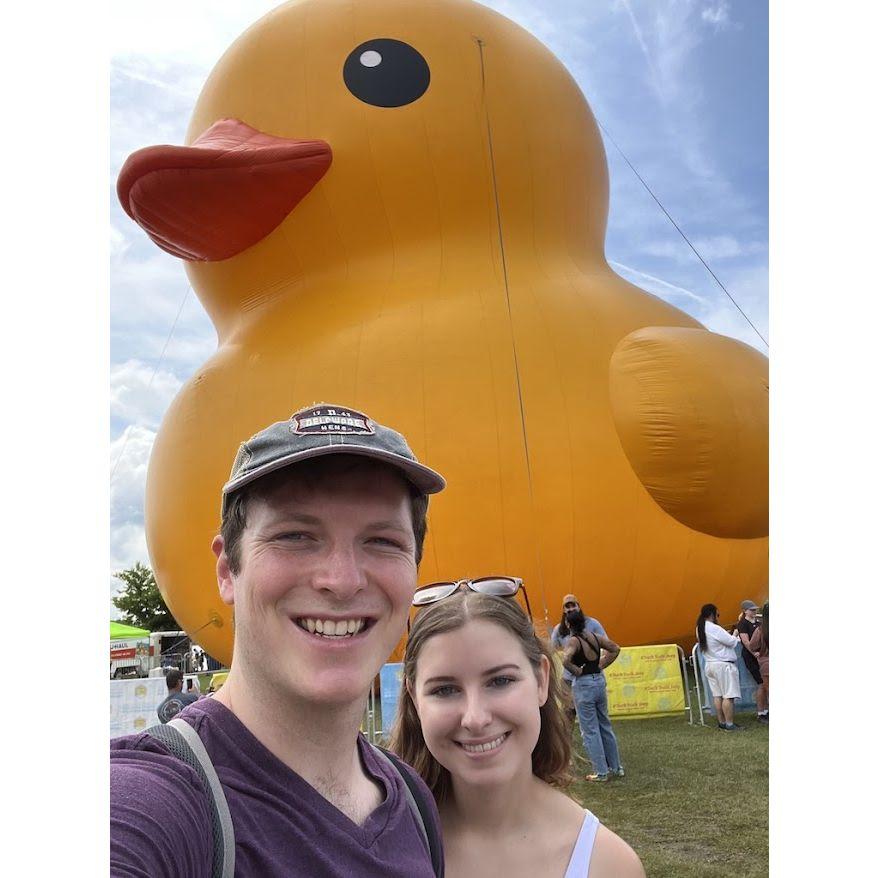 THE WORLD'S LARGEST RUBBER DUCK